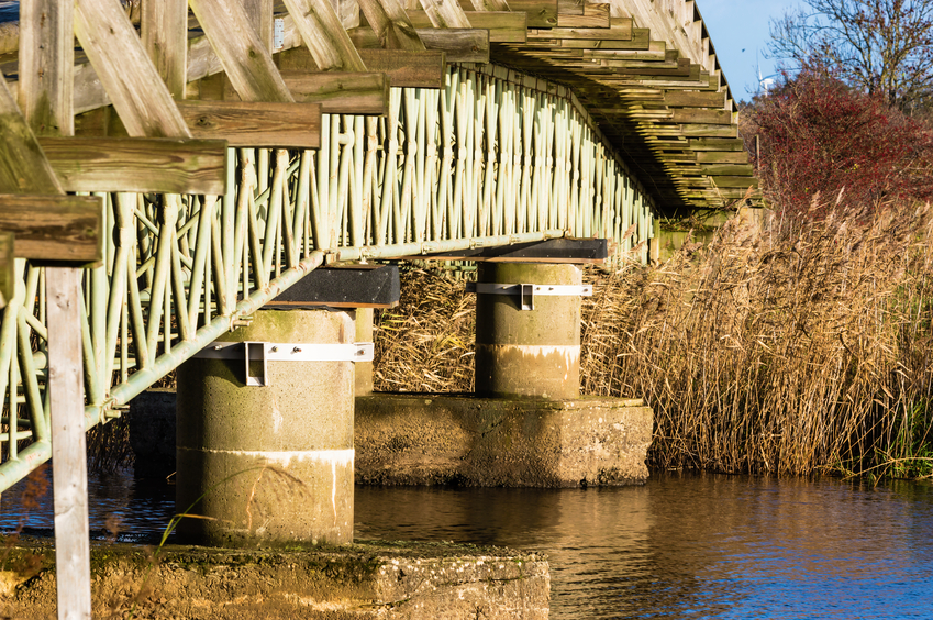 Hydraulic Performance of Shallow Foundations for the Support of Vertical-Wall Bridge Abutments